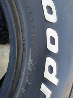 ยางBF265 75 R16 ปี 14