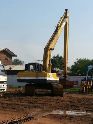 แม็กโฮลมือสอง/ Kobelco SK220 Mark 3 บูมยาว สวยเต็มพร้อมลุย