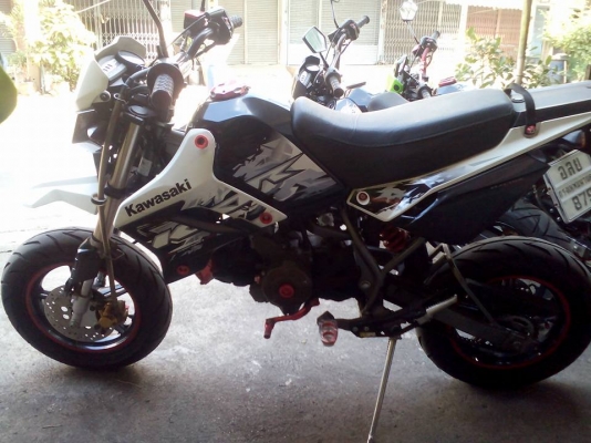 Kawasaki KSR สตาร์ทมือ ปี 56 เครื่องดีเดิมๆ สภาพภายนอกสวย แต่งตามรูป เล่มพร้อมชุดโอน