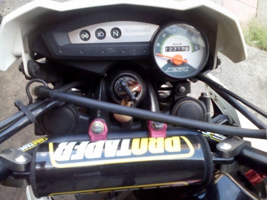 Kawasaki KSR สตาร์ทมือ ปี 56 เครื่องดีเดิมๆ สภาพภายนอกสวย แต่งตามรูป เล่มพร้อมชุดโอน