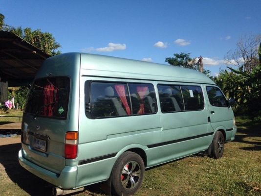 ขายถูกรถตู้โตโยต้าหัวจรวจหลังคาสูงช่วงยาวปี 96