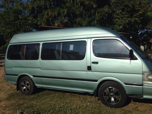 ขายถูกรถตู้โตโยต้าหัวจรวจหลังคาสูงช่วงยาวปี 96