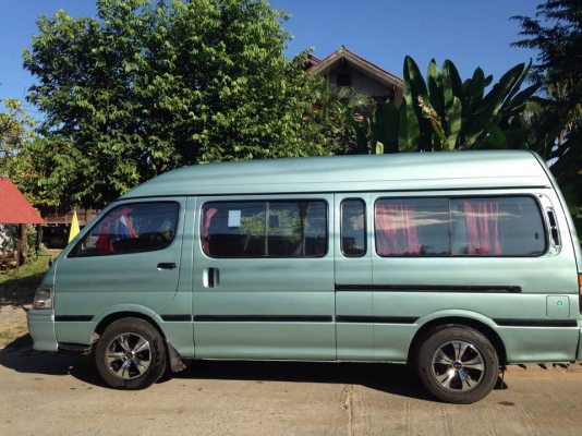 ขายถูกรถตู้โตโยต้าหัวจรวจหลังคาสูงช่วงยาวปี 96