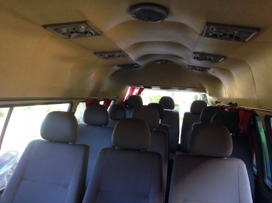 ขายถูกรถตู้โตโยต้าหัวจรวจหลังคาสูงช่วงยาวปี 96