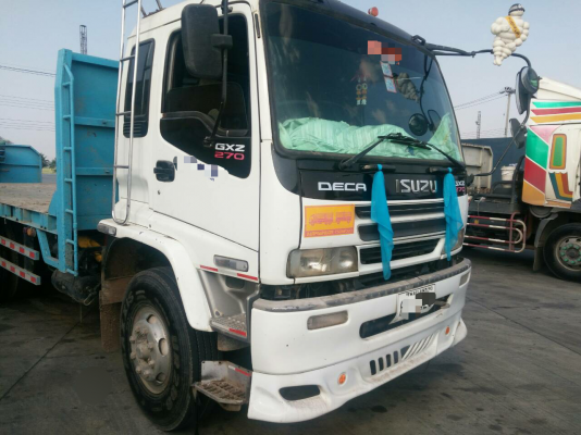 ขายรถพ่วงพื้นเรียบ 18 ล้อ แม่-ลูก ISUZU 270 ปี.47 รถสวย ราคา.1300000 ต่อรอง