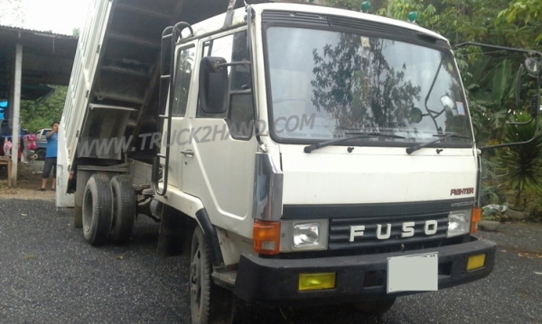 รถบรรทุก 6 ล้อดัมพ์ MITSUBISHI FUSO 150 แรงม้า  กระบะยาว 4 เมตร