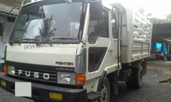 รถบรรทุก 6 ล้อดัมพ์ MITSUBISHI FUSO 150 แรงม้า  กระบะยาว 4 เมตร