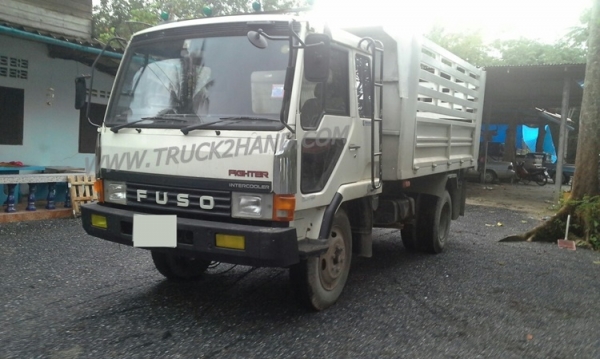 รถบรรทุก 6 ล้อดัมพ์ MITSUBISHI FUSO 150 แรงม้า  กระบะยาว 4 เมตร