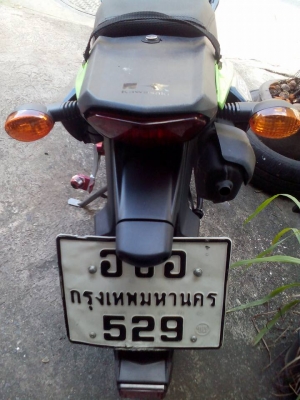 ขาย Kawasaki KSR 110 (สตาร์ทเท้า) ปี 55 เครื่องดีเดิมๆ แต่งภายนอกตามรูป มี 2 คันให้เลือก ราคาเท่ากัน เล่มพร้อมชุดโอน