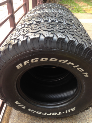 ยาง All BF Goodrich 31 10.5 R15 พร้อมใช้งาน ราคาไม่แพง