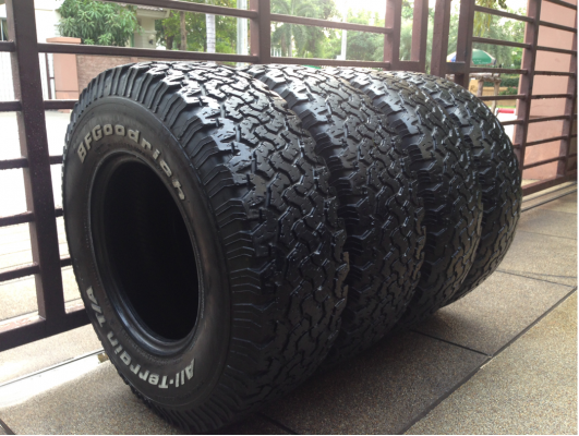 ยาง All BF Goodrich 31 10.5 R15 พร้อมใช้งาน ราคาไม่แพง