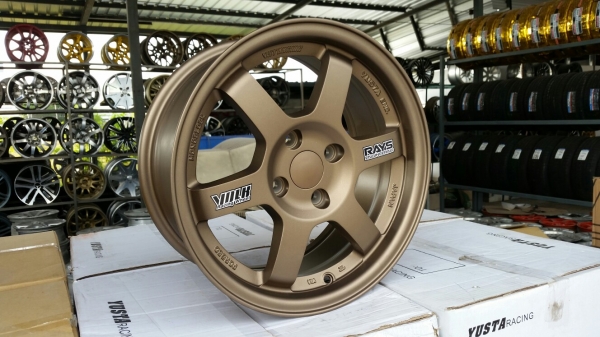 Te37 ขอบ15 4รู แม็กใหม่ Te37 ขอบ15 4รู แม็กใหม่