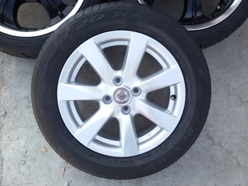 ขายล้อแม็กNISSAN ALMERA VL รุ่นTOP ยางปี13  4 ล้อ