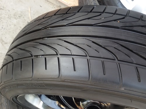 ขายล้อLENSO 17 4รู100 กว้าง7 ET38 พร้อมยาง 4 ล้อ