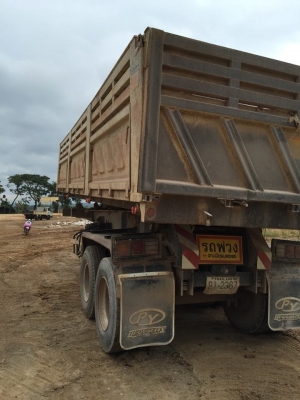 หางพ่วงโรเบรท สามมิตรดั้ม แบบสองเพลา