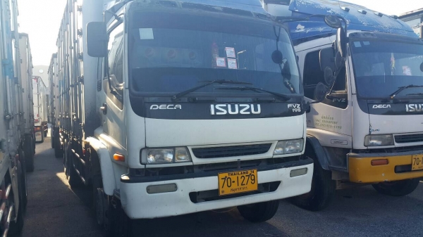 ขาย10ล้อ2เพลาเดก้าfvz195แรงแม่+ลูกพ่วงตู้10บาน ราคา 850,000