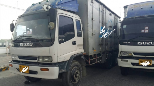 ขาย10ล้อ2เพลาเดก้าfvz195แรงแม่+ลูกพ่วงตู้10บาน ราคา 850,000