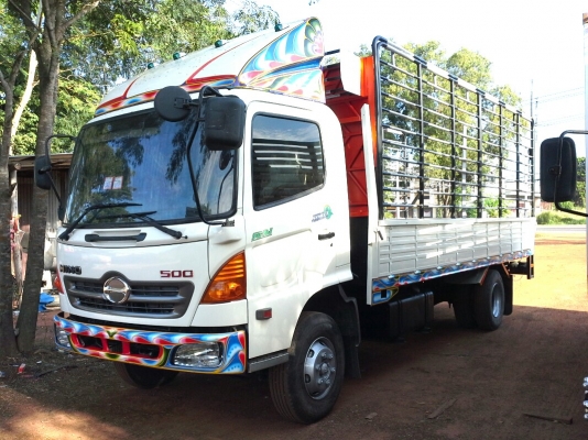 ขายด่วน รถหกล้อ HINO MEGA  ,5.50 เมตร สภาพพร้อมใช้