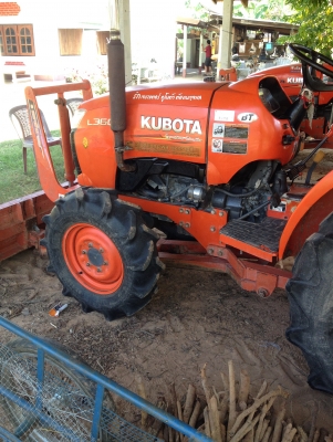 น้องฝากขายคูโบต้า L3608 แพ็คคู่รถไร่สีเดิมๆขายไปแล้ว1 คันครับ