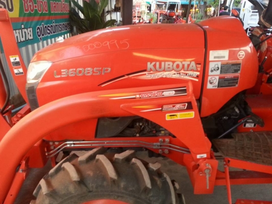 คูโบต้า L3608SP 4 WD รุ่นใหม่ล่าสุด พร้อมใบมีดดันหน้าตราช้าง ทำงาน 79 ชั่วโมง