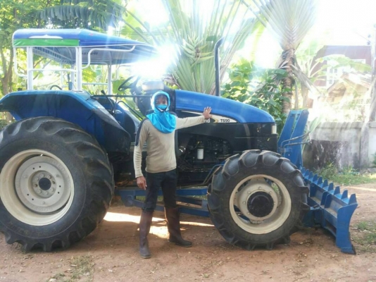 นิวฮอนแลน TS90 4 WD กรองใหญ่  ใบมีด ผานไถ เล่มทะเบียนครบครับ