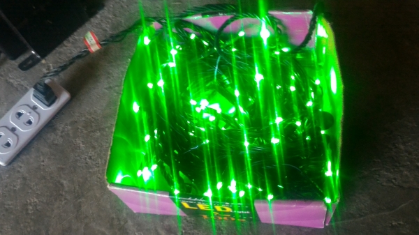 ไฟ LED ประดับช่วงเทศกาลต่างๆ ไฟสีเขียว มีลูกเล่นให้เลือกตามชอบ ความยาว 2 เมตร