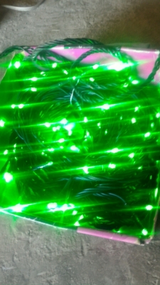 ไฟ LED ประดับช่วงเทศกาลต่างๆ ไฟสีเขียว มีลูกเล่นให้เลือกตามชอบ ความยาว 2 เมตร