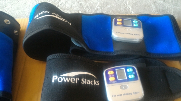 ชุดและอุปกรณ์ power slacks มีกางเกงและอุปกรณ์ออกกำลัง บริหารสัดส่วน