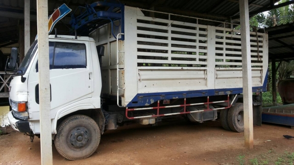 ขายรถบรรทุก 6 ล้อดัมพ์ HINO FC145 แรงม้า เครื่อง WO6D 145 แรงม้าปี 2543 ดัมพ์ยาว 4.80 เมตร ราคา 450000