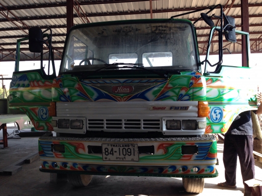 HINO KT EH700 1 เพลา ขึ้นแบคโฮสวยๆเหล็กต่อใหม่ทั้งหมด