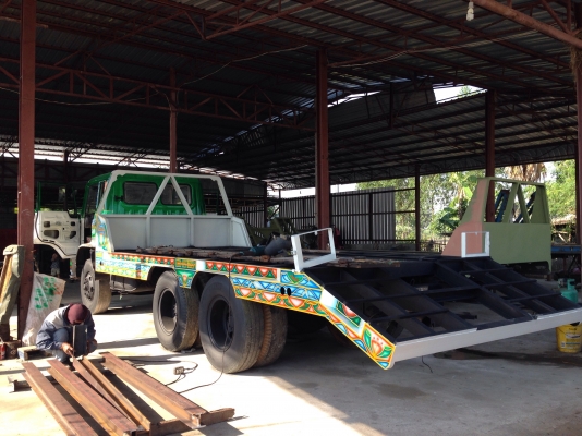 HINO KT EH700 1 เพลา ขึ้นแบคโฮสวยๆเหล็กต่อใหม่ทั้งหมด