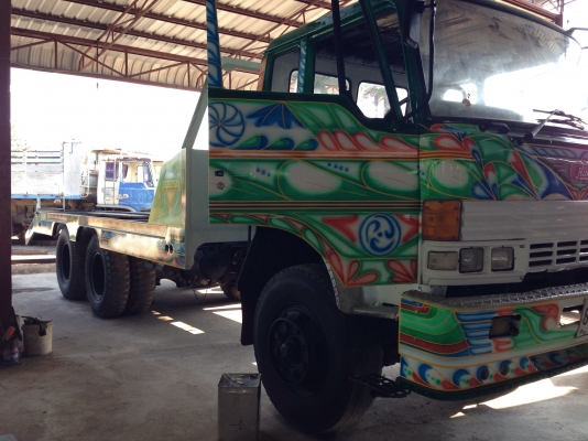 HINO KT EH700 1 เพลา ขึ้นแบคโฮสวยๆเหล็กต่อใหม่ทั้งหมด