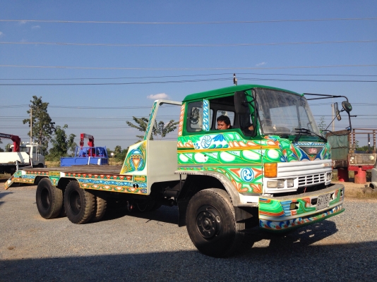 HINO KT EH700 1 เพลา ขึ้นแบคโฮสวยๆเหล็กต่อใหม่ทั้งหมด