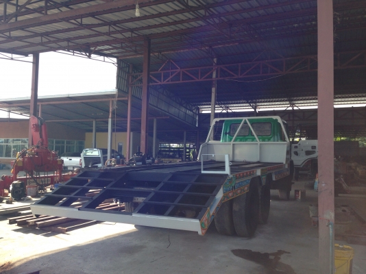 HINO KT EH700 1 เพลา ขึ้นแบคโฮสวยๆเหล็กต่อใหม่ทั้งหมด