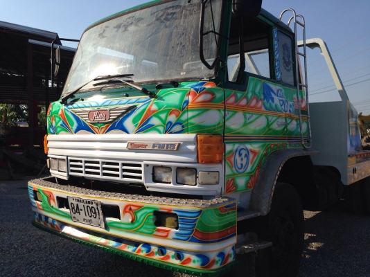 HINO KT EH700 1 เพลา ขึ้นแบคโฮสวยๆเหล็กต่อใหม่ทั้งหมด