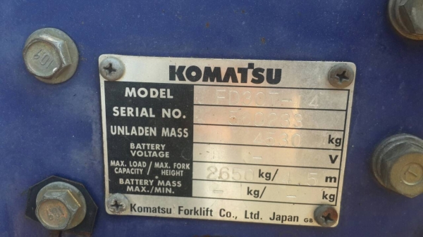 ขายโฟร์ลลิฟ โคมัสสุ FD30-14 เกียร์ทอร์ค