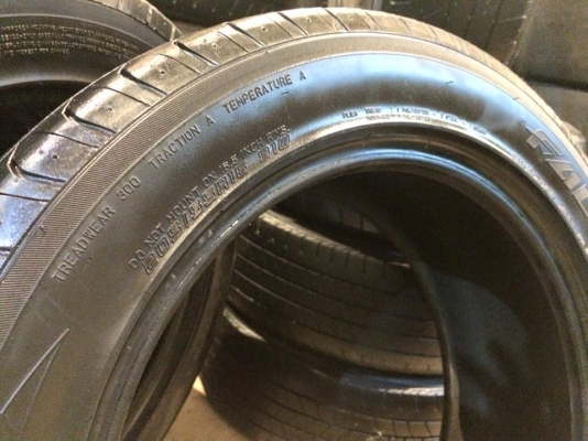 ยาง\% 205/55/16 ฟอร์เค่น ปี13 ดอกเต็มสวย ชุด4เส้น3,200.฿