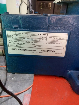 ขาย เครื่องเชื่อม Robot BRAND OTC ARM LENGTH 1,800 mm. Swing 360 Deegree พร้อมใช้งาน สภาพดี ขาย เครื่องเชื่อม Robot BRAND OTC ARM LENGTH 1,800 mm. Swing 360 Deegree พร้อมใช้งาน สภาพดี