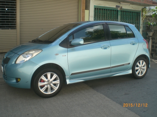 toyota yalis E auto ปี06 แก๊สLPG หัวฉีด รถมือเดียว สวยพร้อมใช้