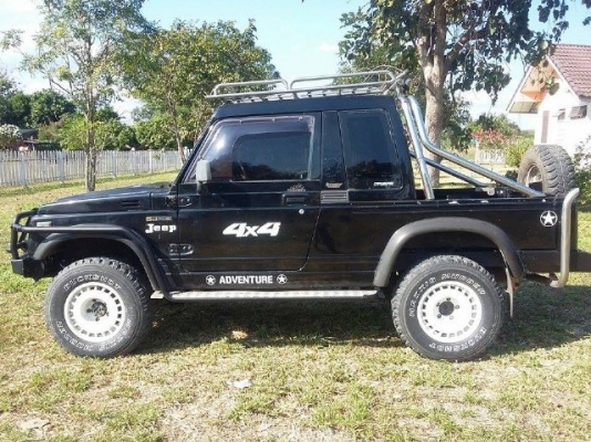 ซูซุกิ สปอร์ตี้ 4x4 ทะเบียนพร้อมโอน มีวินซ์หน้า มีสน๊อคเกิล รถวิ่ง80000 โล ชุดแต่งรอบคัน เฉพาะชุดแต่งก็เป็นแสนแล้วครับ