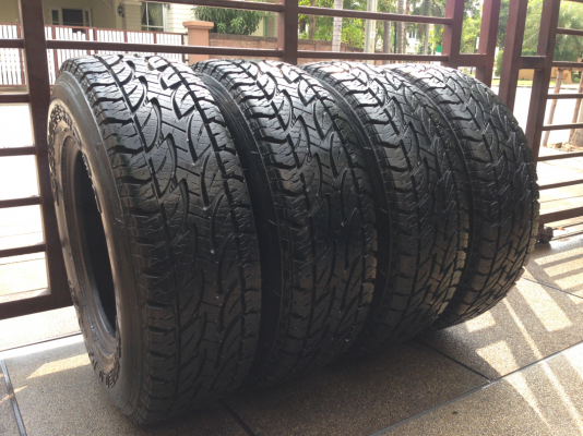 ยาง All Bridgestone 245 75 16 ดอกเต็ม ไม่มีปะ ใช้กันยาว ราคาไม่แพง