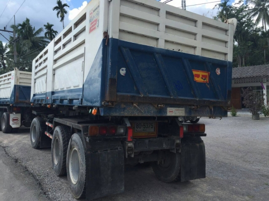 ขายรถบรรทุก 22 ล้อ พ่วงแม่ลูก-ดั๊มพ์ ยี่ห้อ ISUZU DEGA FXZ 360 แรงม้า ปี 2555  ( การันตีรถสวยจริงๆ  เจ้าของขายเอง )