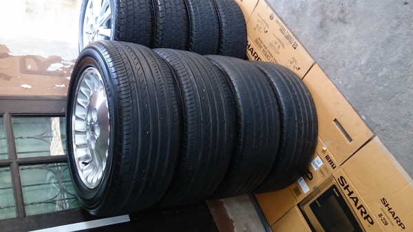 แม็กซ์เดิม Cefiro A33 ขอบ 16 นิ้ว 5 รู 114 ลายทานตะวันพร้อมยาง Yokohama