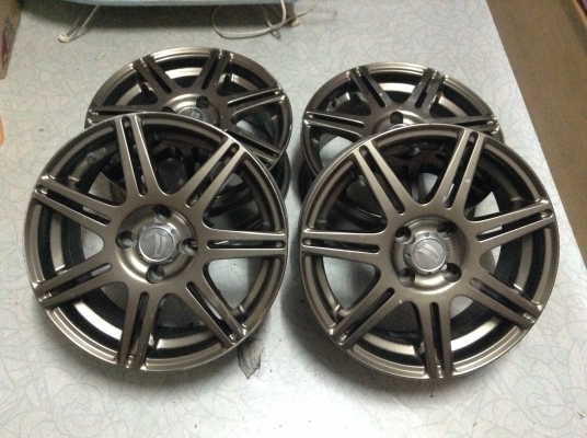 แม็กแท้เมดอินเจแปนขอบ15นิ้ว4รู100กว้าง6.5เดิมๆไม่มีซ่อม