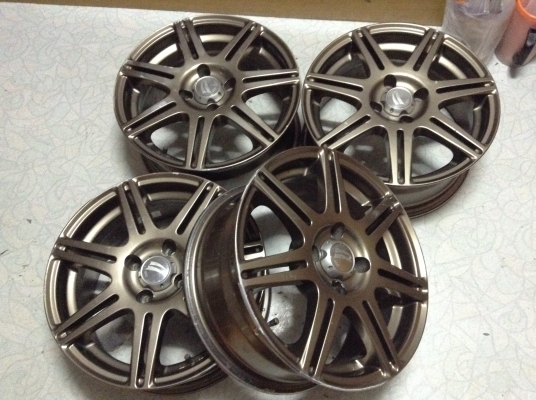 แม็กแท้เมดอินเจแปนขอบ15นิ้ว4รู100กว้าง6.5เดิมๆไม่มีซ่อม