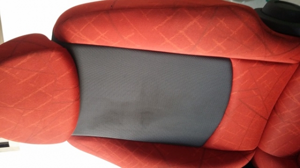 เบาะ mitsubishi พร้อม airbag ในตัวสีแดงสวย เบาะ mitsubishi พร้อม airbag ในตัวสีแดงสวย