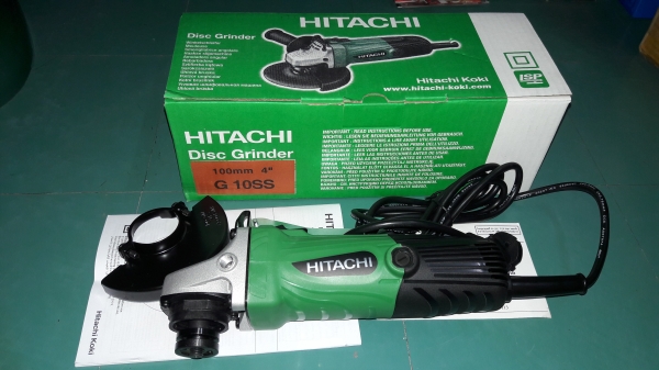 ขายหินเจียรไฟฟ้าHITACHI G-10SS ขนาด4" ใหม่แถมใบเจียร1ใบตัด1ใบ