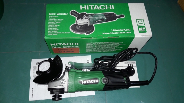 ขายหินเจียรไฟฟ้าHITACHI G-10SS ขนาด4" ใหม่แถมใบเจียร1ใบตัด1ใบ