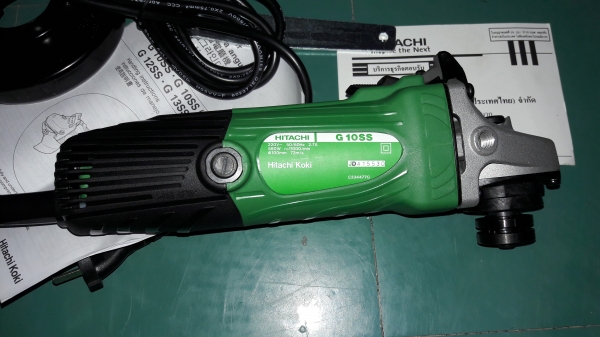 ขายหินเจียรไฟฟ้าHITACHI G-10SS ขนาด4" ใหม่แถมใบเจียร1ใบตัด1ใบ