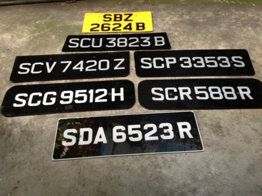 ป้ายทะเบียนนอก ป้ายผ้าjapan ประดับบ้าน ประดับร้าน สะสม ตามรูปคับ